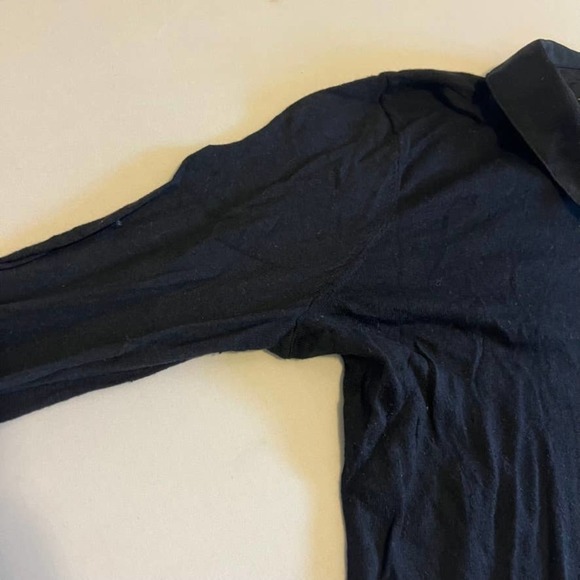 Vince Camuto Black Long sleeve lace trim bottom tunic M - Picture 4 of 11